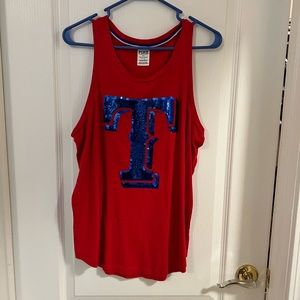 PINK Texas Rangers tank